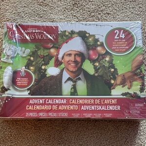 Holiday National Christmas Vacation Advent Calendar with Festive Decor